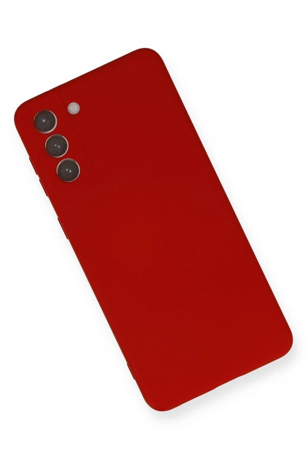 Samsung Galaxy S21 Plus Kılıf Nano İçi̇ Kadi̇fe Si̇li̇kon - Kırmızı - Dropx8829-4788