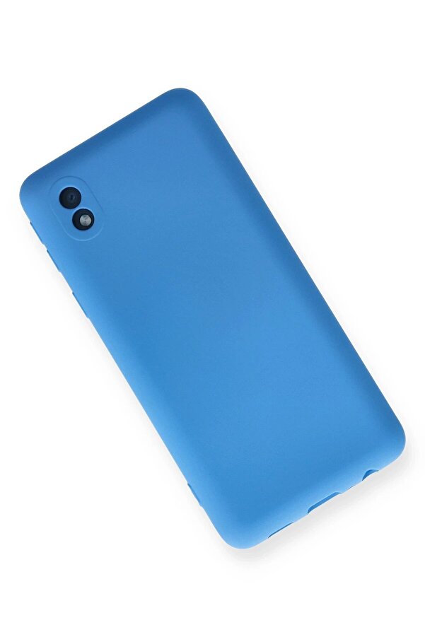 Samsung Galaxy A01 Core Kılıf Nano İçi̇ Kadi̇fe Si̇li̇kon - Mavi̇ - Dropx7898-2632