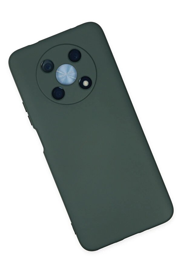 Huawei̇ Nova Y90 Kılıf Nano İçi̇ Kadi̇fe Si̇li̇kon - Koyu Yeşi̇l - Dropx7608-3659