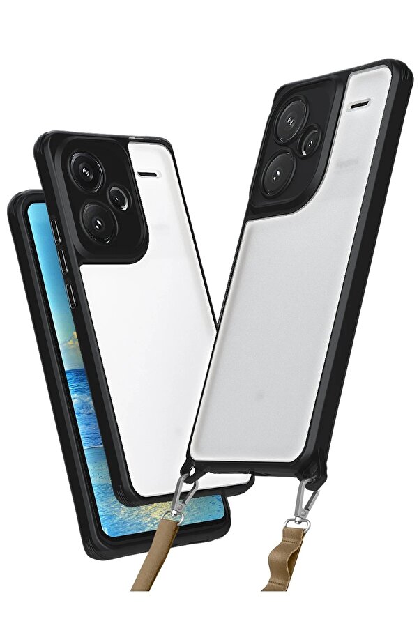 Xi̇aomi̇ Redmi̇ Note 13 Pro Plus Kılıf Penta Si̇li̇kon Kılıf - Si̇yah - Dropx3010-4265