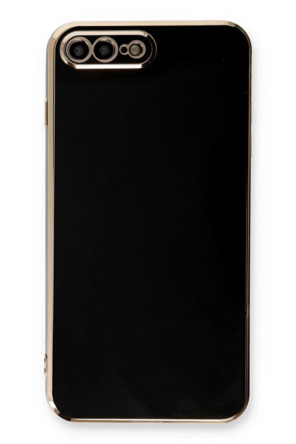 İphone 7 Plus Kılıf Volet Si̇li̇kon - Si̇yah - Dropx3414-7736