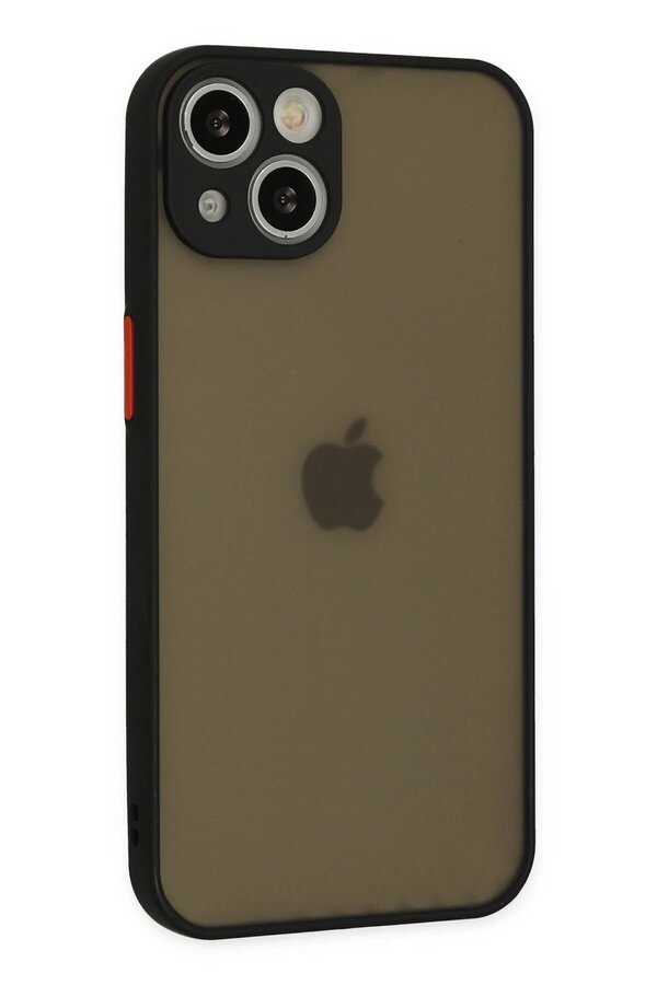 İphone 15 Plus Kılıf Montreal Si̇li̇kon Kapak - Si̇yah - Dropx9559-5893