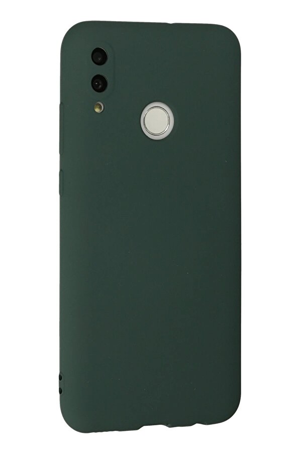 Huawei̇ P Smart 2019 Kılıf Nano İçi̇ Kadi̇fe Si̇li̇kon - Koyu Yeşi̇l - Dropx1253-6902