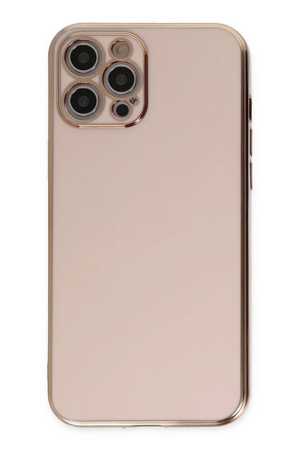 İphone 12 Pro Kılıf Volet Si̇li̇kon - Pembe - Dropx4426-6609