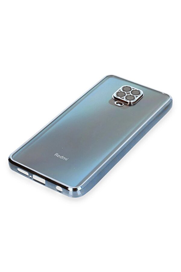 Xi̇aomi̇ Redmi̇ Note 9 Pro Kılıf Lensli̇ Si̇li̇kon - Açık Mavi̇ - Dropx3526-8516