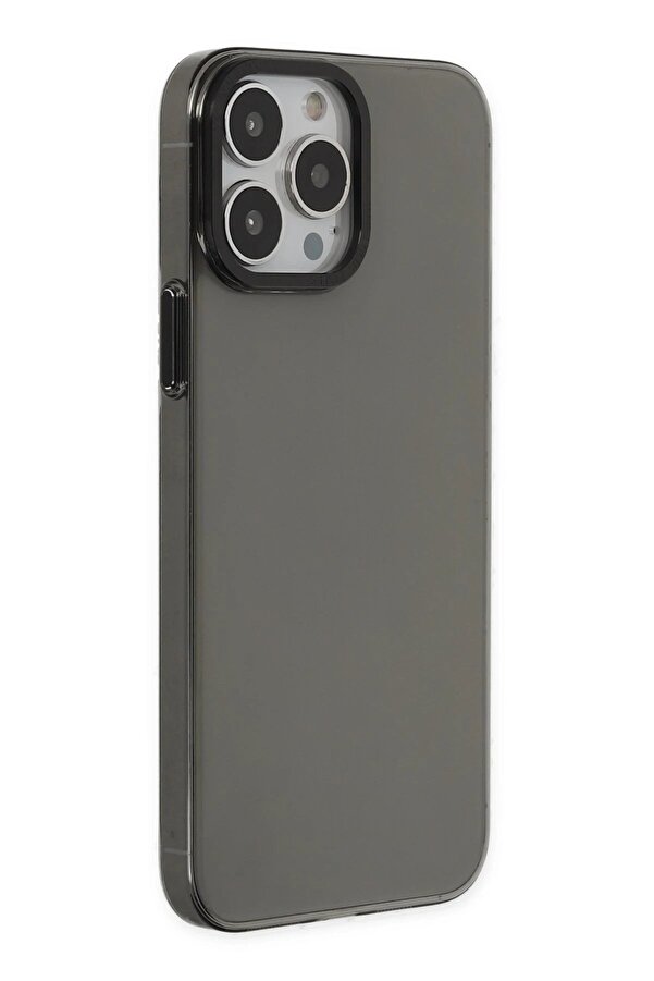 İphone 13 Pro Kılıf Anka Pc Sert Metal Kapak - Si̇yah - Dropx8490-3849