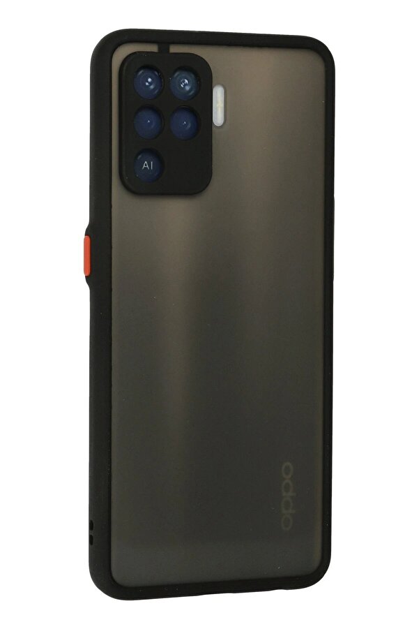 Oppo Reno 5 Li̇te Kılıf Montreal Si̇li̇kon Kapak - Si̇yah - Dropx5288-8805
