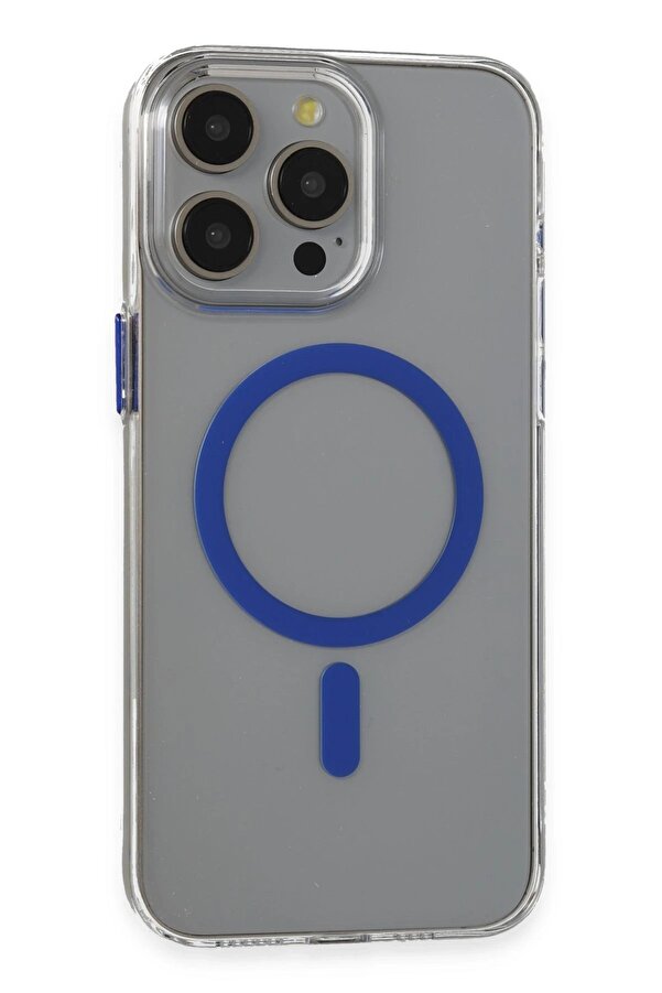 İphone 15 Pro Max Bubble Magsafe Kapak - Laci̇vert - Dropx5669-5937
