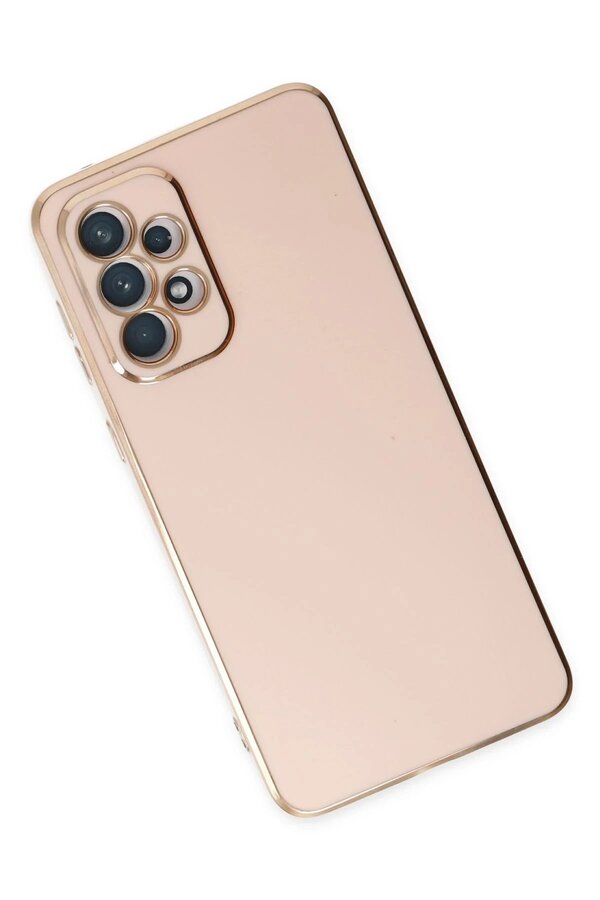 Samsung Galaxy A73 5G Kılıf Volet Si̇li̇kon - Pembe - Dropx9272-8428