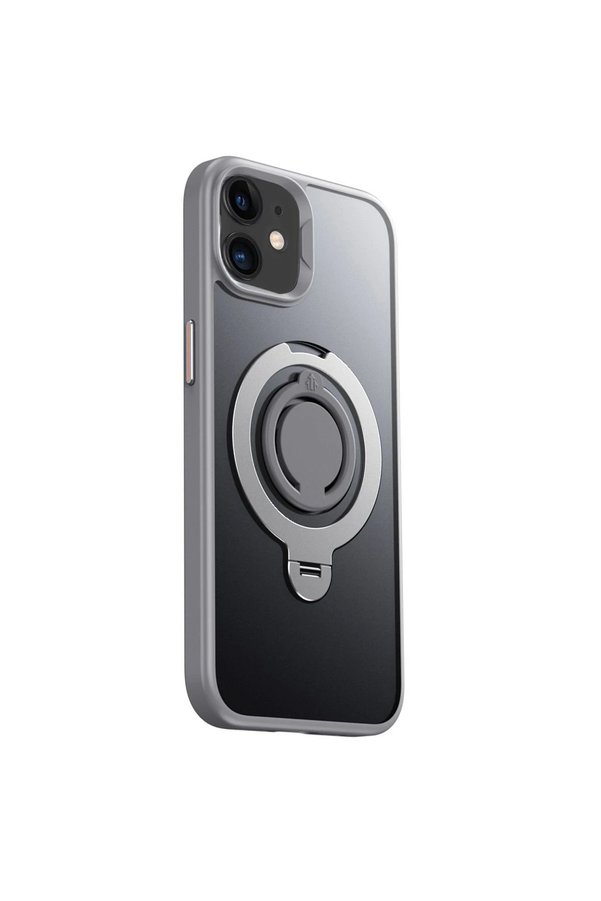 CepteToptan iPhone 12 Avatar 360 Dönen Magsafe Kapak - Titan Gri - DROPX3622-3108