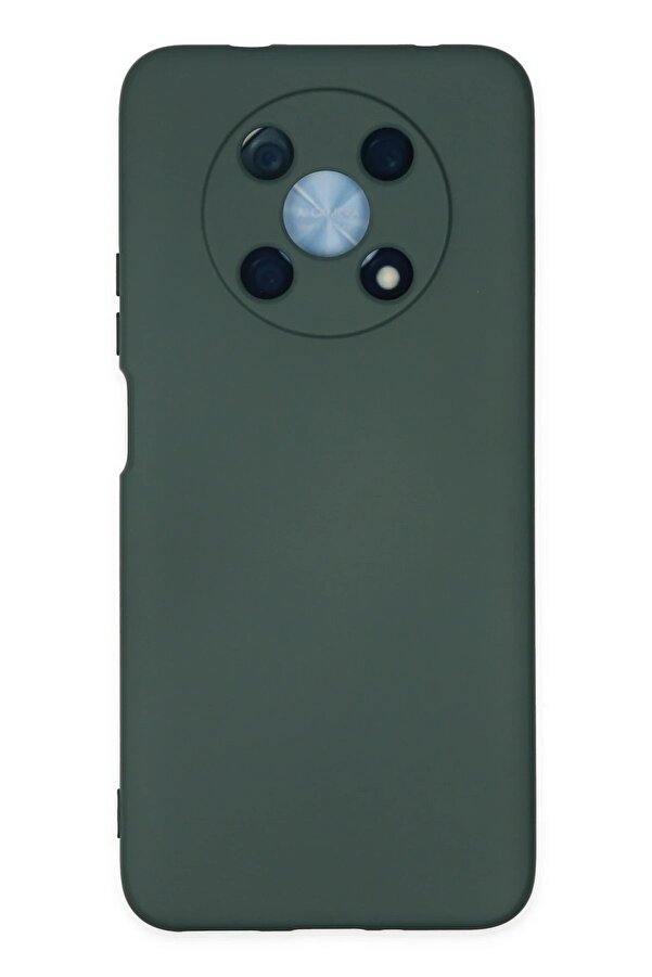 Huawei̇ Nova Y90 Kılıf Nano İçi̇ Kadi̇fe Si̇li̇kon - Koyu Yeşi̇l - Dropx7608-3659
