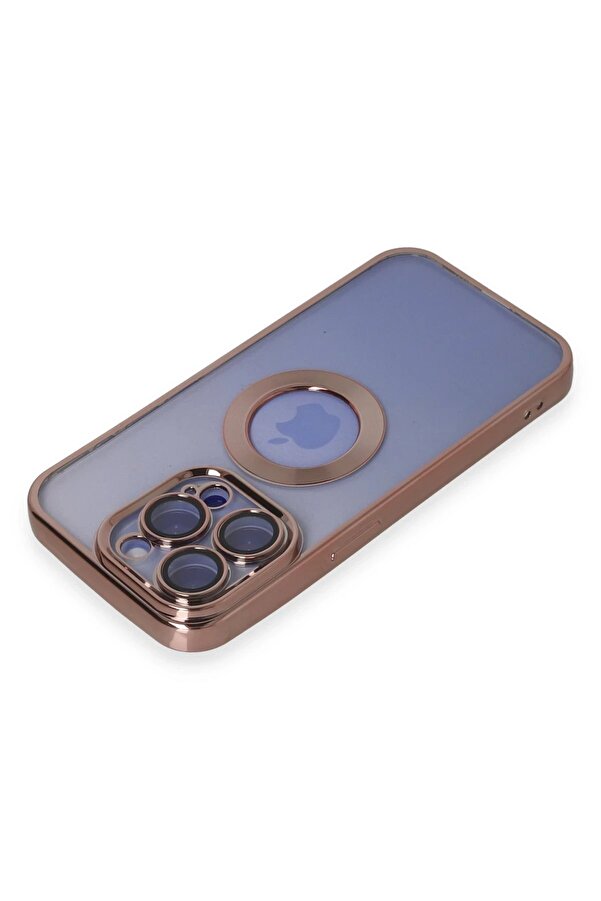İphone 15 Pro Max Kılıf Slot Si̇li̇kon - Rose Gold - Dropx8898-6740