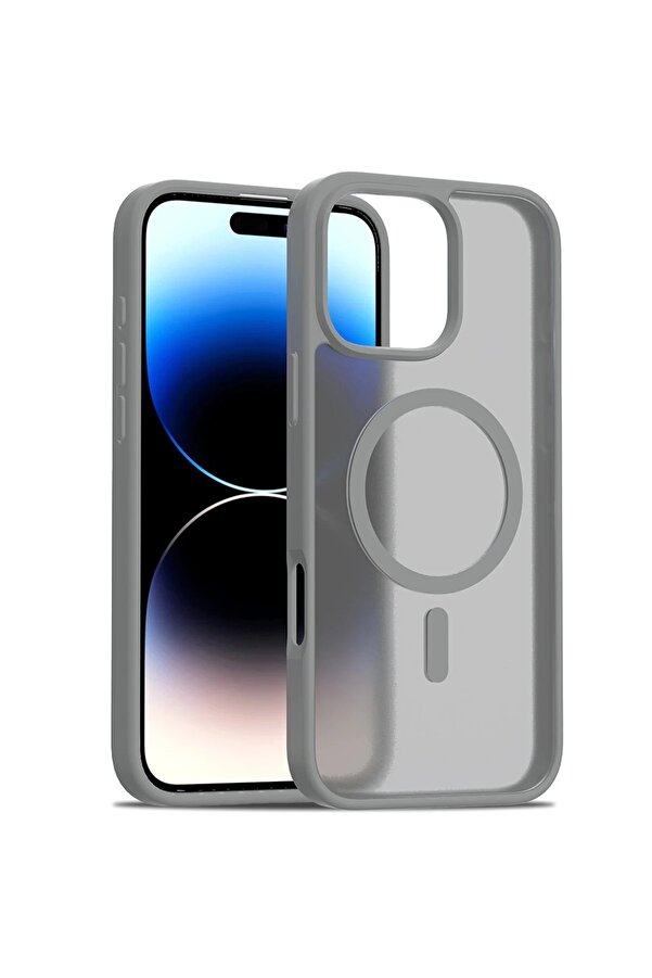 İphone 16 Pro Jota Magsafe Kapak - Ti̇tan Gri̇ - Dropx2426-9172