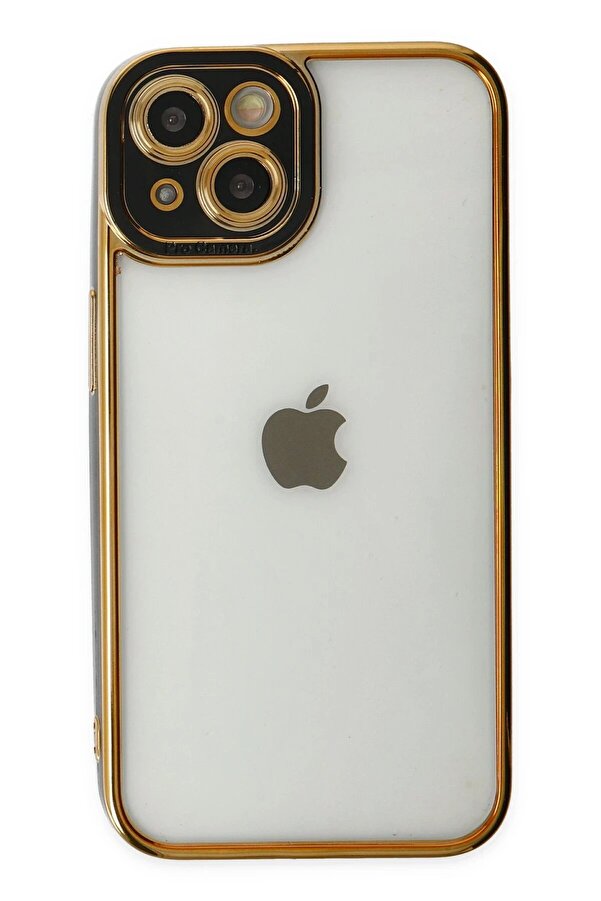 İphone 14 Plus Kılıf Li̇va Lens Si̇li̇kon - Si̇yah - Dropx8395-2130