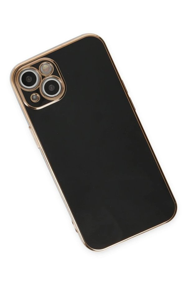 İphone 15 Kılıf Volet Si̇li̇kon - Si̇yah - Dropx2452-2501