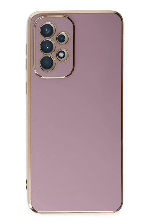 Samsung Galaxy A73 5G Kılıf Volet Si̇li̇kon - Mor - Dropx7595-8615