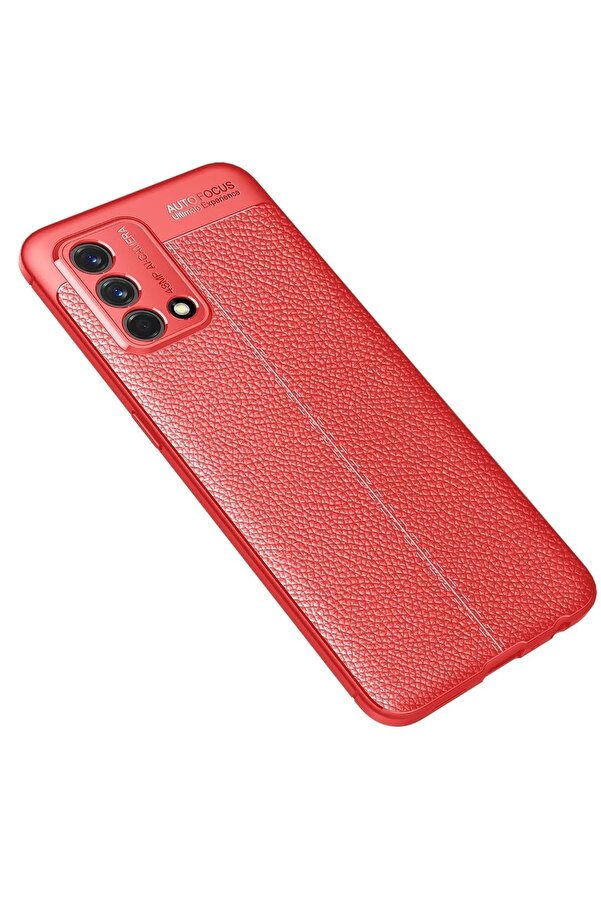 Oppo A74 4G Kılıf Auto Focus Kapak - Kırmızı - Dropx5143-7927