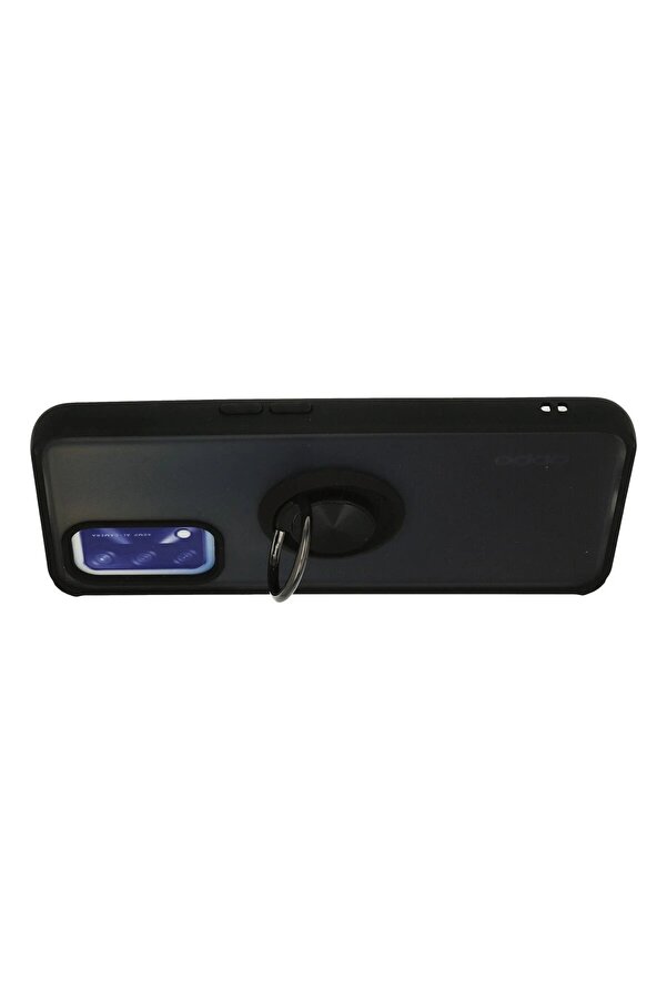 Oppo A74 4G Kılıf Montreal Yüzüklü Si̇li̇kon Kapak - Si̇yah - Dropx6829-4116
