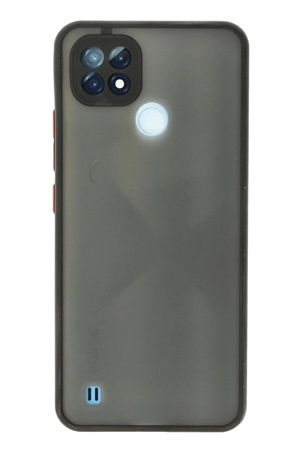 Realme C21 Kılıf Montreal Si̇li̇kon Kapak - Si̇yah - Dropx6692-7205