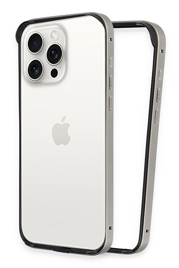 İphone 14 Pro Land Bumper Koruma Kapak - Ti̇tan Gri̇ - Dropx5831-6360