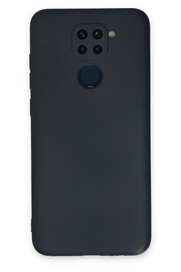 Xi̇aomi̇ Redmi̇ Note 9 Kılıf Nano İçi̇ Kadi̇fe Si̇li̇kon - Laci̇vert - Dropx1799-7030