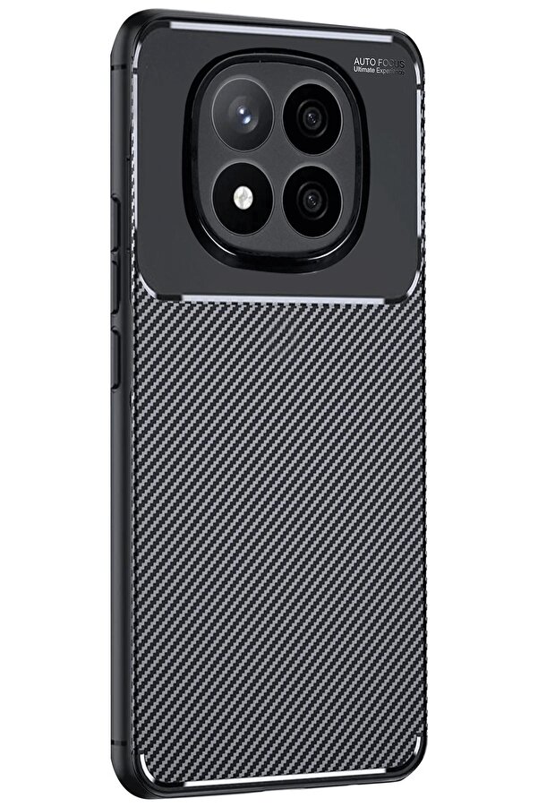 Xi̇aomi̇ Redmi̇ Note 14 Pro Plus Kılıf Auto Focus Karbon Kapak - Si̇yah - Dropx8904-2766
