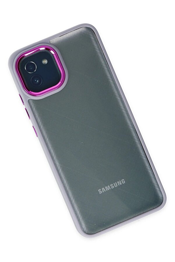 Samsung Galaxy A03 Kılıf Dora Kapak - Li̇la - Dropx3249-4940
