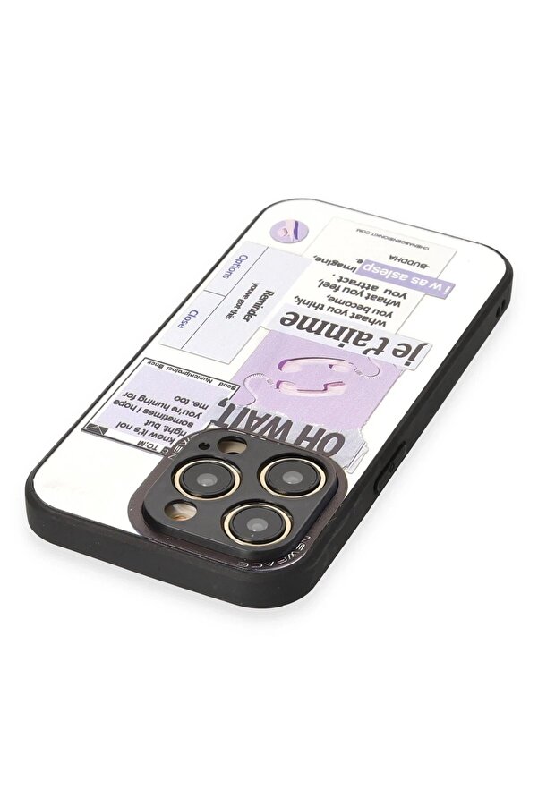 İphone 12 Pro Max Kılıf Mi̇rror Desenli̇ Kapak - Mi̇rror - 4 - Dropx9580-5650