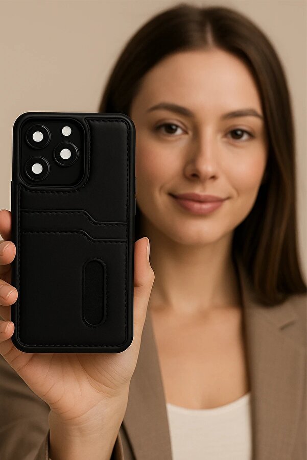 Xi̇aomi̇ Redmi̇ Note 14 4G Kılıf Sara Kartvi̇zi̇tli̇ Deri̇ Kılıf - Kırmızı - Dropx9202-4405