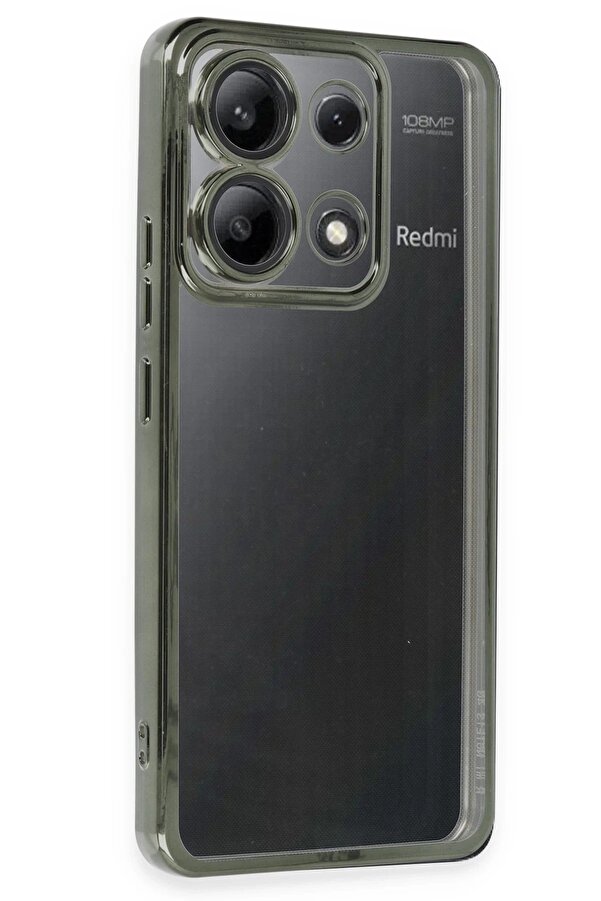 Xi̇aomi̇ Poco X6 Pro Kılıf Lensli̇ Si̇li̇kon - Yeşi̇l - Dropx9058-3309