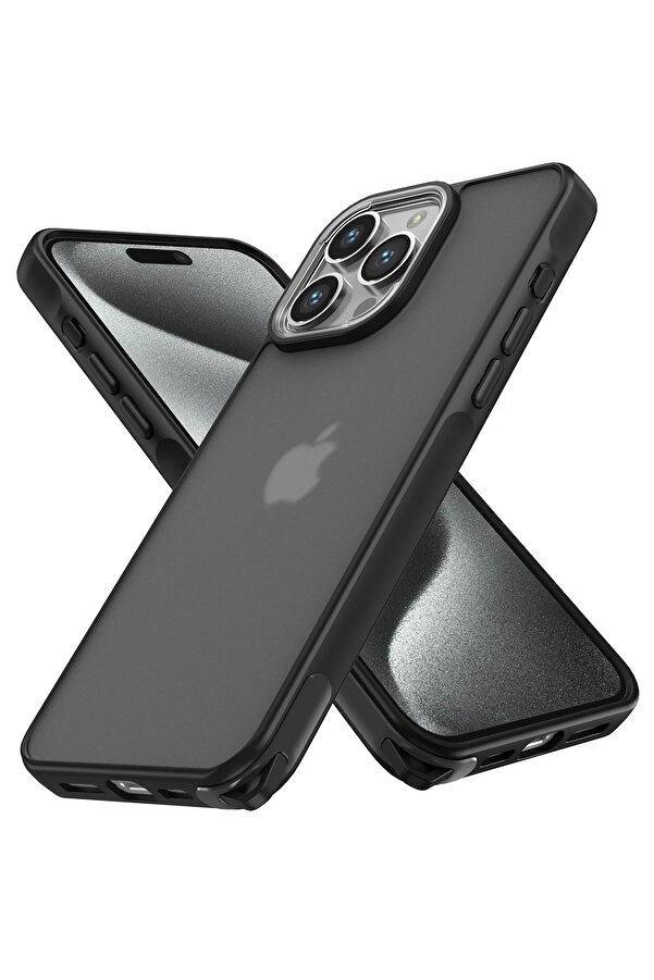 İphone 13 Pro Max Kılıf Elegant Kapak - Si̇yah - Dropx5894-7832