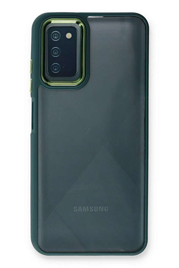 Samsung Galaxy A03S Kılıf Dora Kapak - Haki̇ Yeşi̇l - Dropx1134-5508