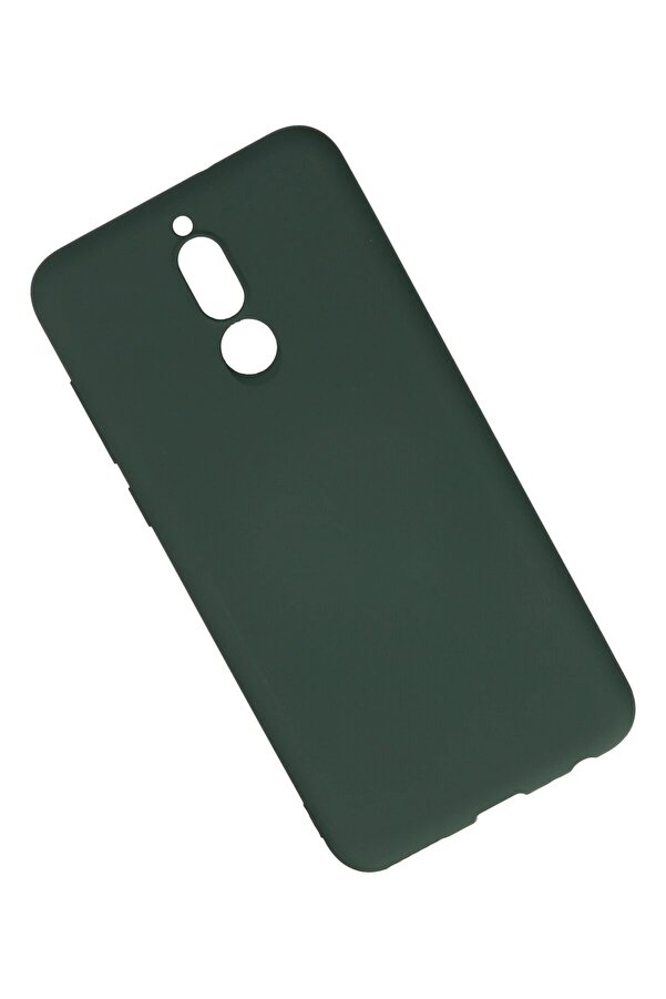 Huawei̇ Mate 10 Li̇te Kılıf Nano İçi̇ Kadi̇fe Si̇li̇kon - Koyu Yeşi̇l - Dropx1036-4218