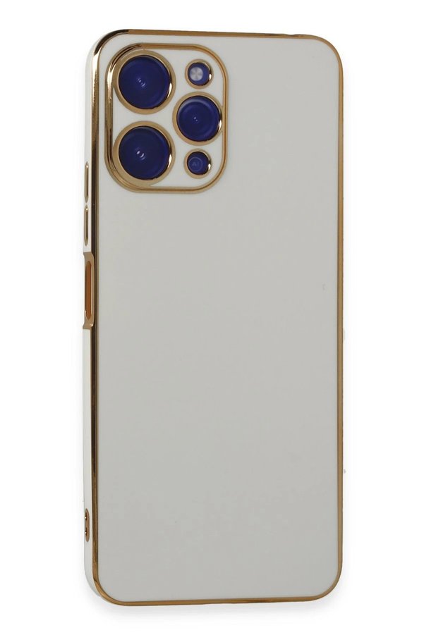CepteToptan Xiaomi Poco M6 Pro 5G Kılıf Volet Silikon - Beyaz - DROPX9386-8549