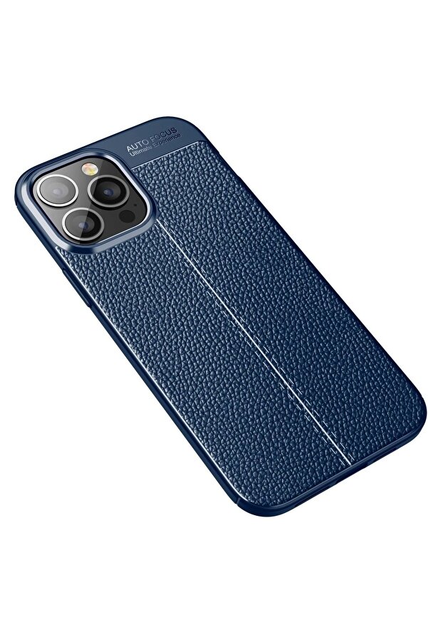 İphone 15 Pro Kılıf Auto Focus Kapak - Laci̇vert - Dropx3313-9056