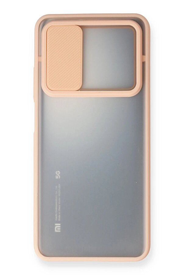 Xi̇aomi̇ Mi̇ 10T Kılıf Palm Buzlu Kamera Sürgülü Si̇li̇kon - Pembe - Dropx3142-4706