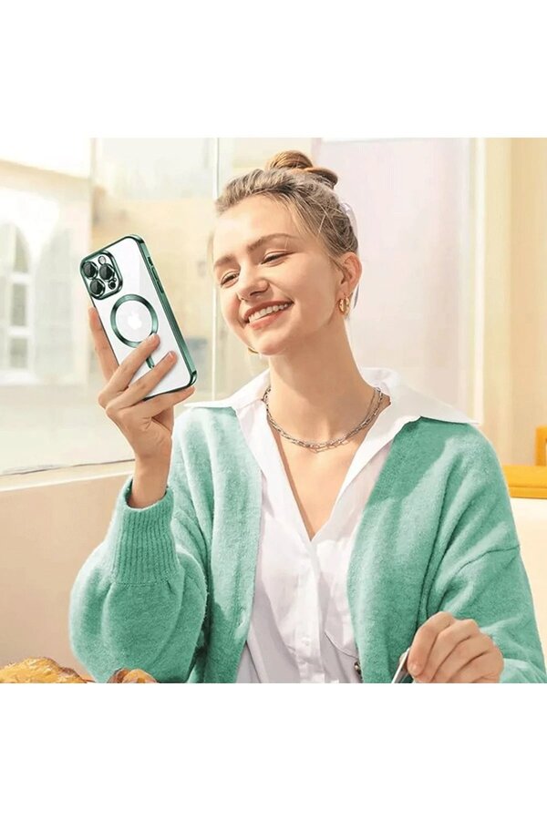 İphone 14 Pro Max Kılıf Kross Magneti̇csafe Kapak - Mor - Dropx9305-6677