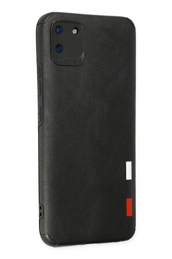 Realme C11 Kılıf Loop Deri̇ Si̇li̇kon - Si̇yah - Dropx5891-3401