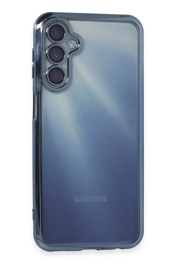 Samsung Galaxy A35 5G Kılıf Lensli̇ Si̇li̇kon - Si̇erra Blue - Dropx9931-8508