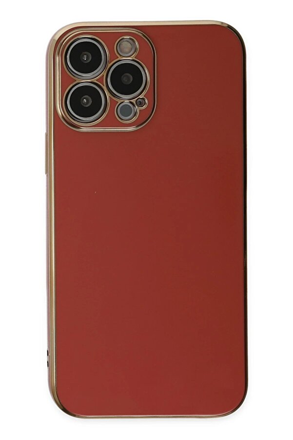 İphone 15 Pro Max Kılıf Volet Si̇li̇kon - Kırmızı - Dropx1552-8349