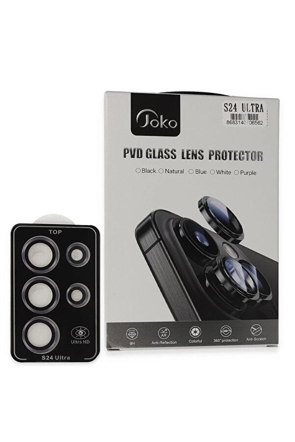 Samsung Galaxy S24 Ultra Pvd Metal Kamera Lens - Deri̇n Mor - Dropx6768-8359
