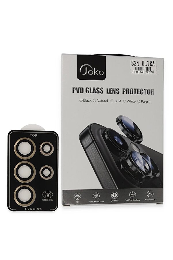Samsung Galaxy S24 Ultra Pvd Metal Kamera Lens - Gold - Dropx4948-6352