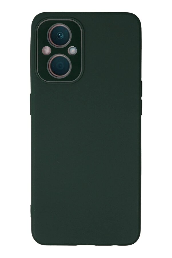Oppo Reno 7 Li̇te Kılıf Lansman Glass Kapak - Koyu Yeşi̇l - Dropx9936-7318