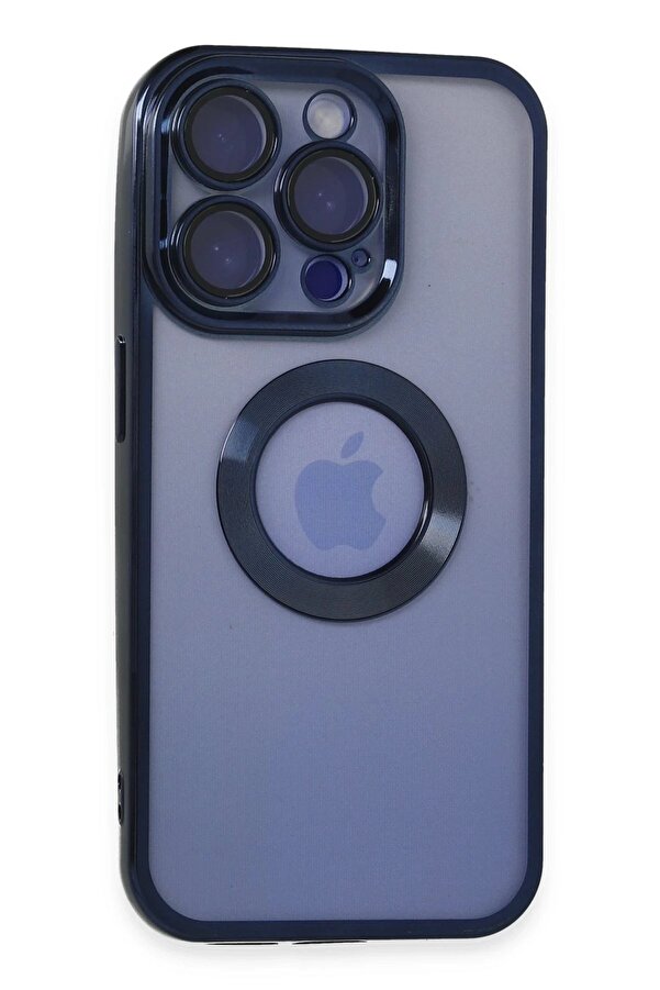 İphone 15 Pro Max Kılıf Slot Si̇li̇kon - Laci̇vert - Dropx1027-7472