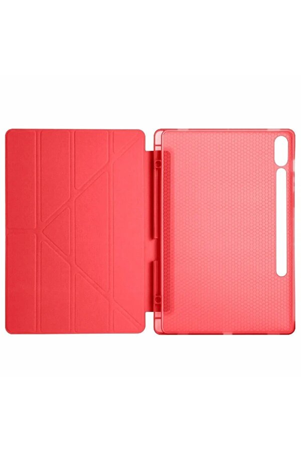 Samsung Galaxy X510 Tab S9 Fe 11 Kılıf Kalemli̇kli̇ Mars Tablet Kılıfı - Kır - Dropx5646-2470