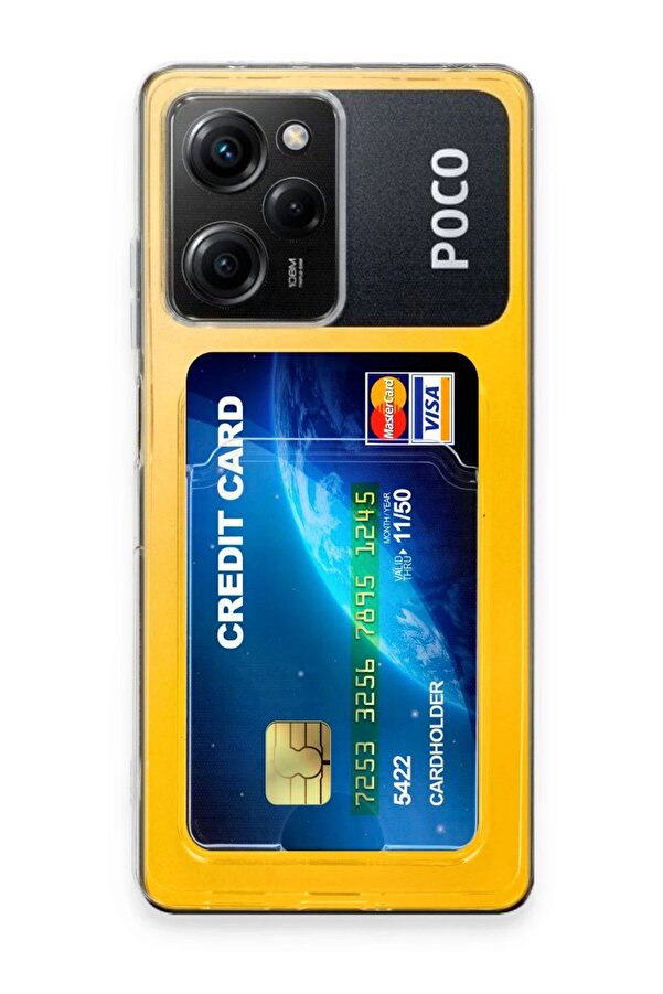 Xi̇aomi̇ Poco X5 Pro 5G Kılıf Kart Şeffaf Si̇li̇kon - Şeffaf - Dropx4597-8414