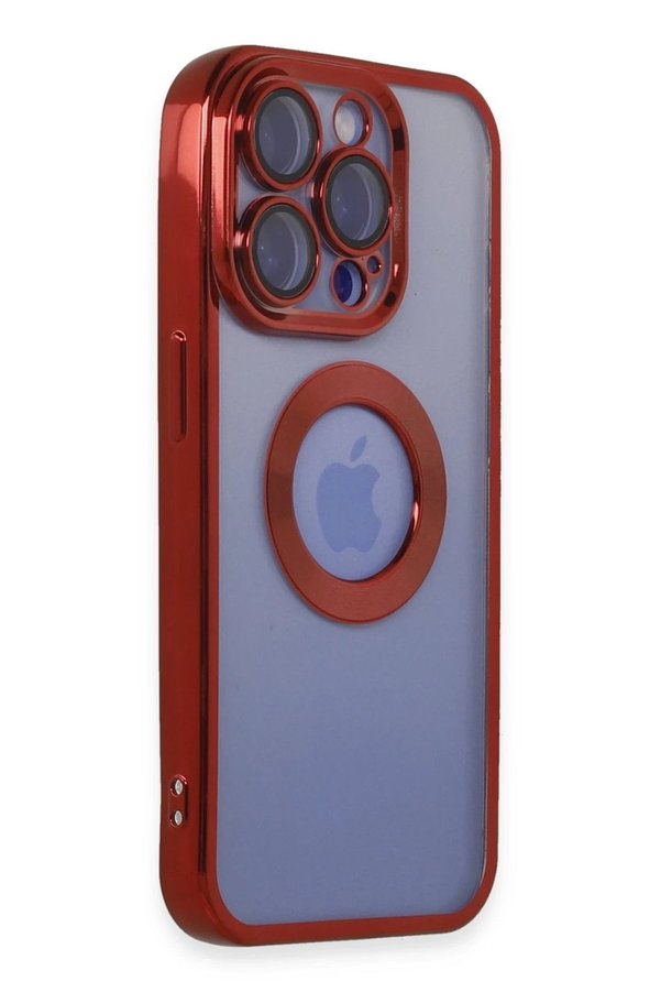 İphone 15 Pro Kılıf Slot Si̇li̇kon - Kırmızı - Dropx4000-5388