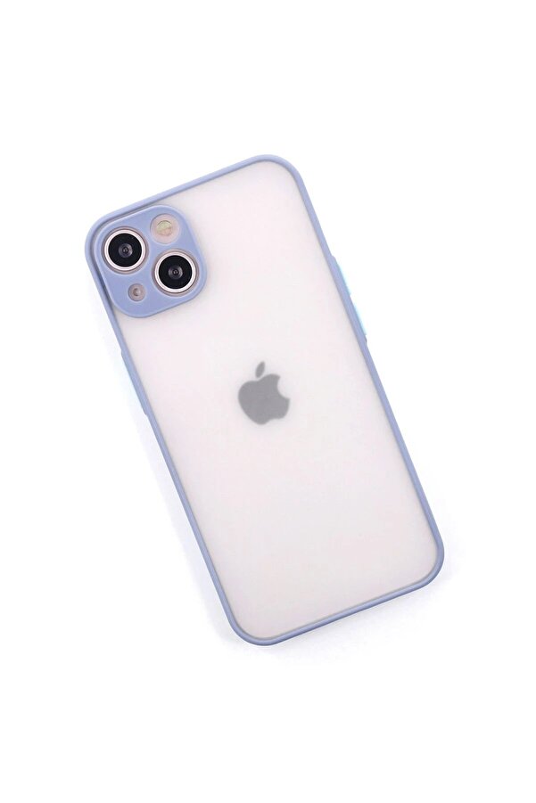 İphone 14 Kılıf Montreal Si̇li̇kon Kapak - Gri̇ - Dropx3034-2983