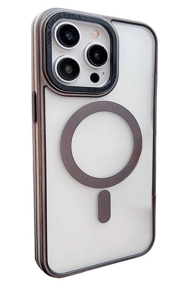 CepteToptan iPhone 14 Pro Montella Magsafe Kapak - Siyah - DROPX2168-2574