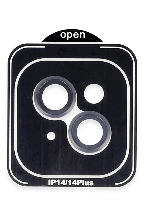 İphone 14 Pvd Metal Kamera Lens - Si̇yah - Dropx7191-1765